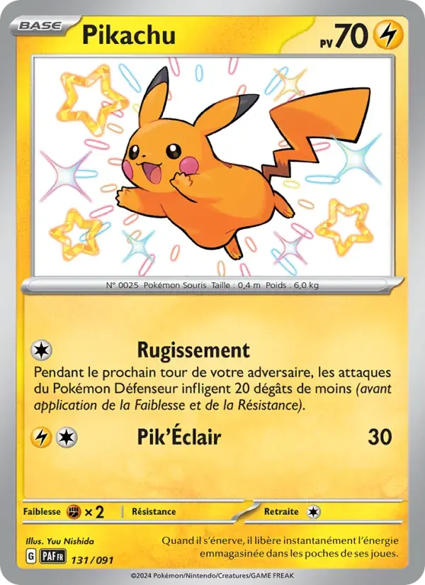Pikachu - 131/245 - Destinées de Paldea