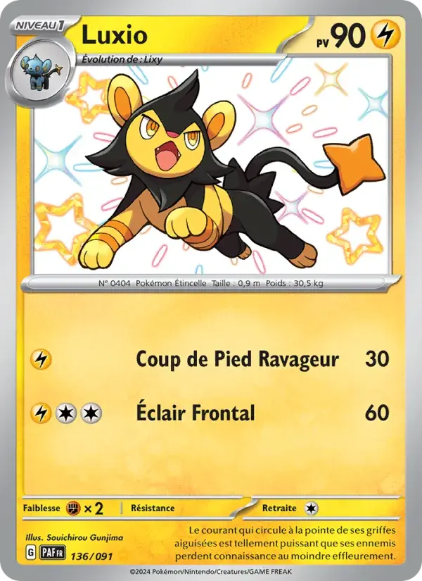 Luxio - 136/245 - Destinées de Paldea