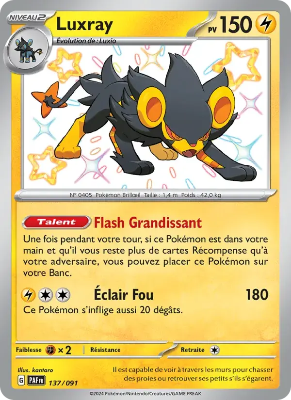 Luxray - 137/245 - Destinées de Paldea