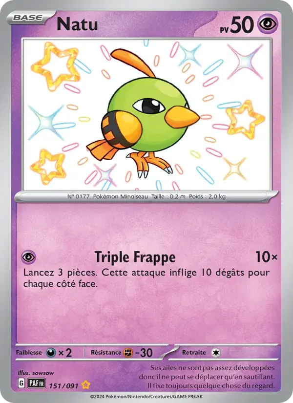 Natu - 151/245 - Destinées de Paldea