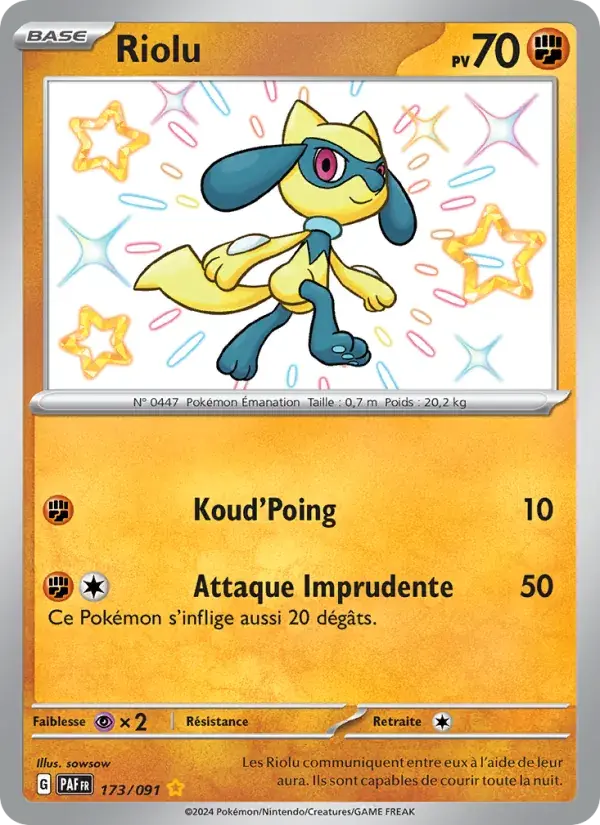 Riolu - 173/245 - Destinées de Paldea