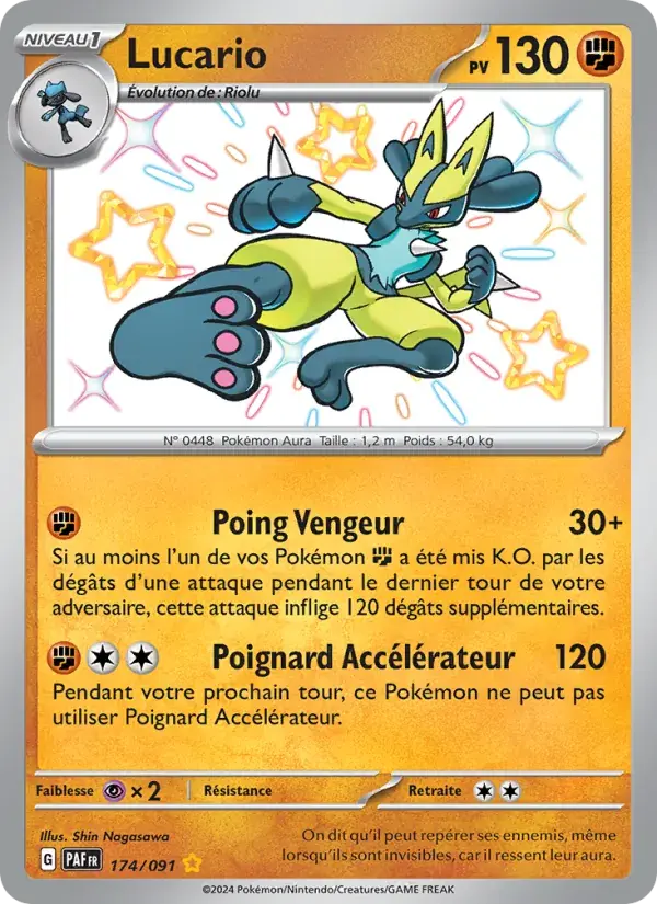 Lucario - 174/245 - Destinées de Paldea