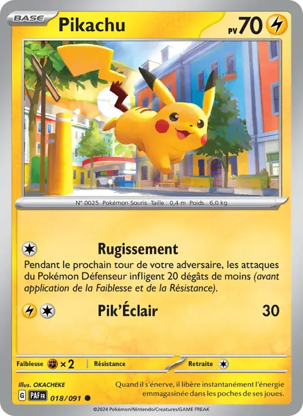 Pikachu - 018/245 - Destinées de Paldea