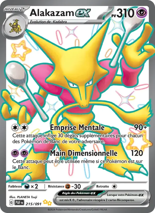 Alakazam-ex - 215/245 - Destinées de Paldea