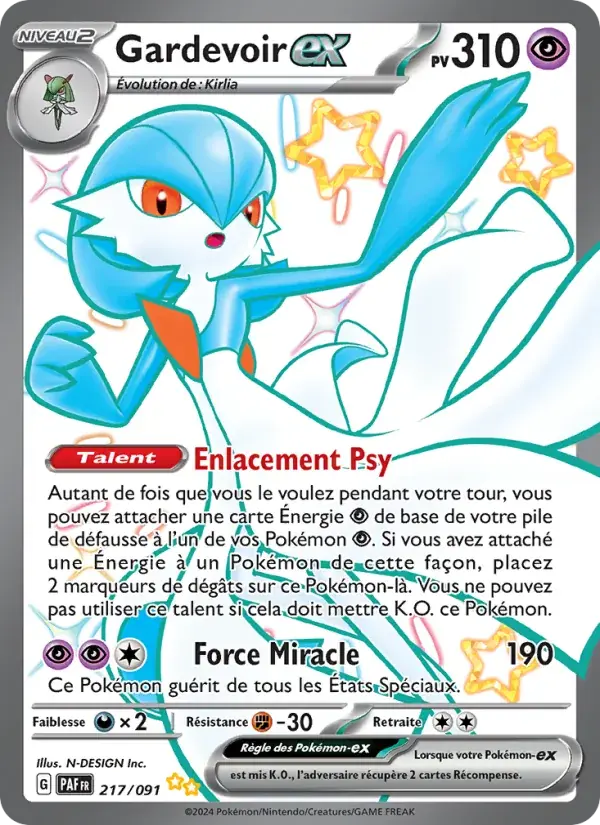 Gardevoir-ex - 217/245 - Destinées de Paldea