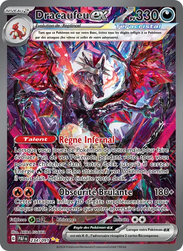 Dracaufeu-ex - 234/245 - Destinées de Paldea