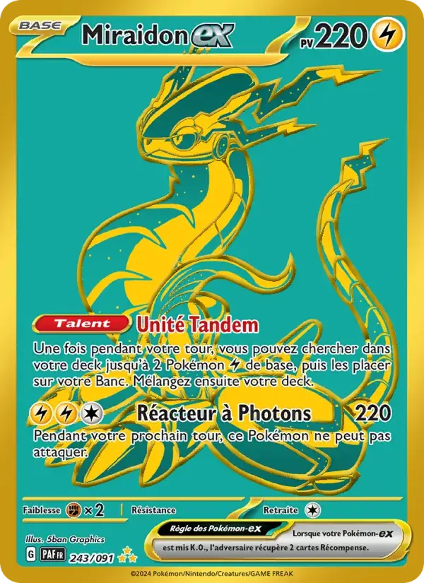 Miraidon-ex - 243/245 - Destinées de Paldea