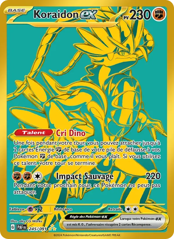 Koraidon-ex - 245/245 - Destinées de Paldea