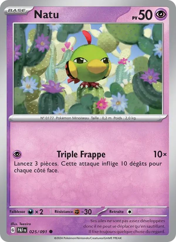Natu - 025/245 - Destinées de Paldea