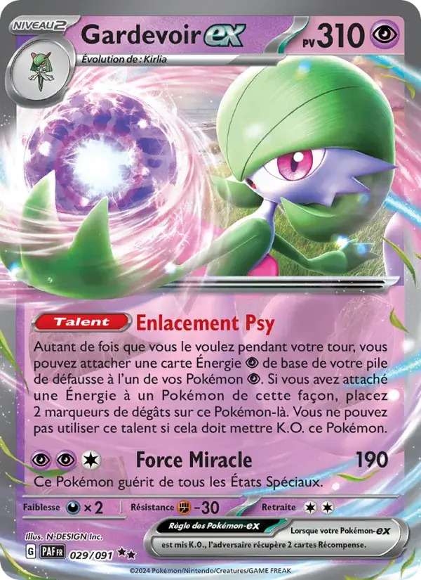 Gardevoir-ex - 029/245 - Destinées de Paldea