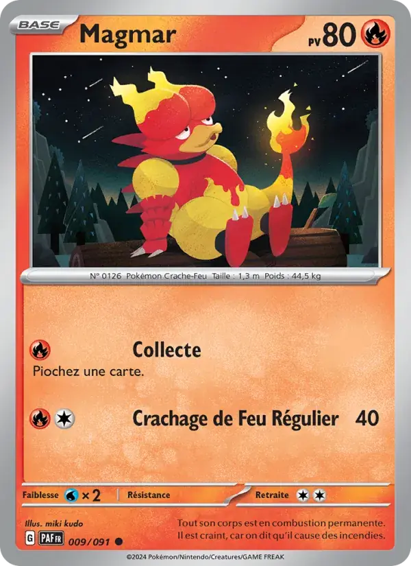 Magmar - 009/245 - Destinées de Paldea