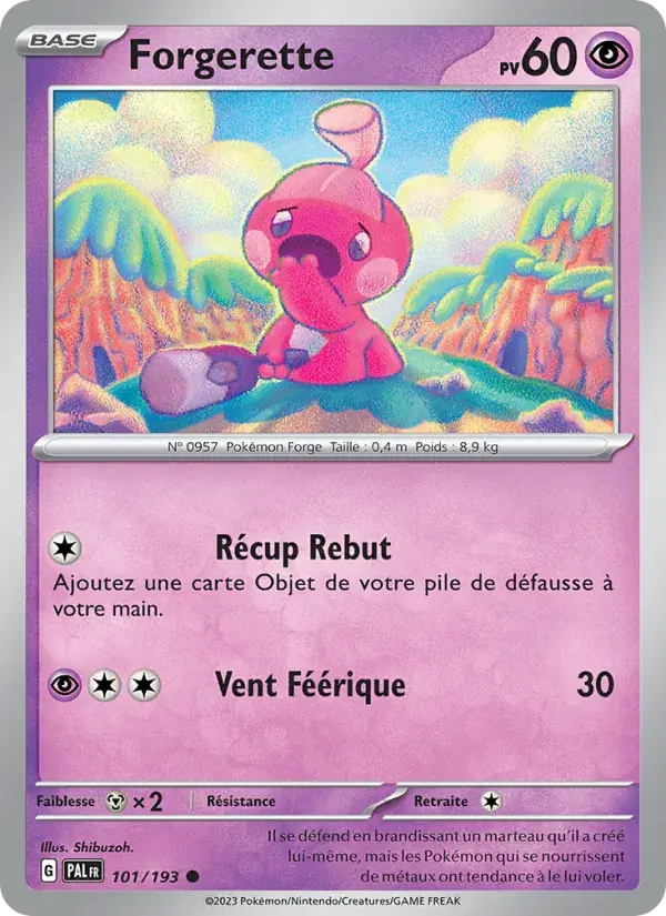 Forgerette - 101/279 - Évolutions à Paldea