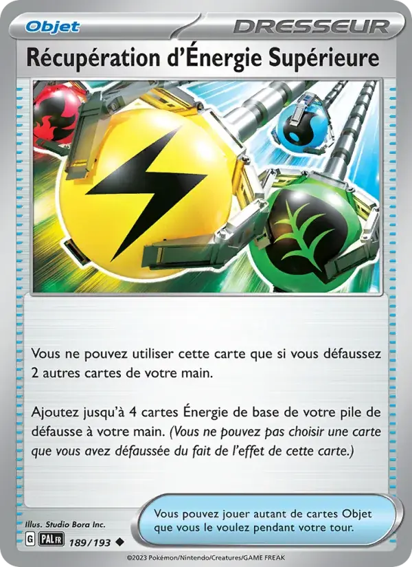 Récupération d'Énergie Supérieure - 189/279 - Évolutions à Paldea