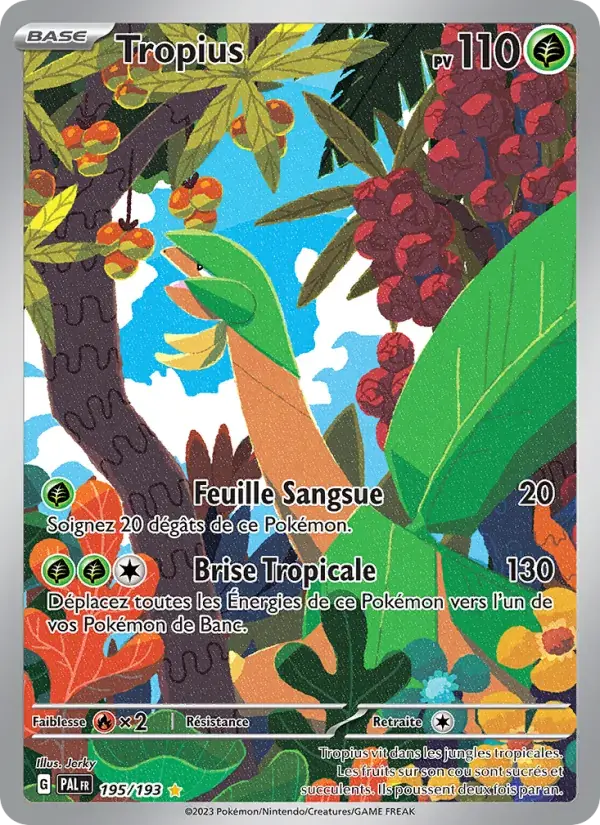 Tropius - 195/279 - Évolutions à Paldea