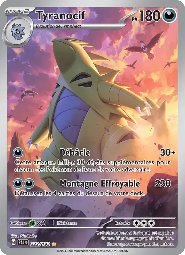 Tyranocif - 222/279 - Évolutions à Paldea