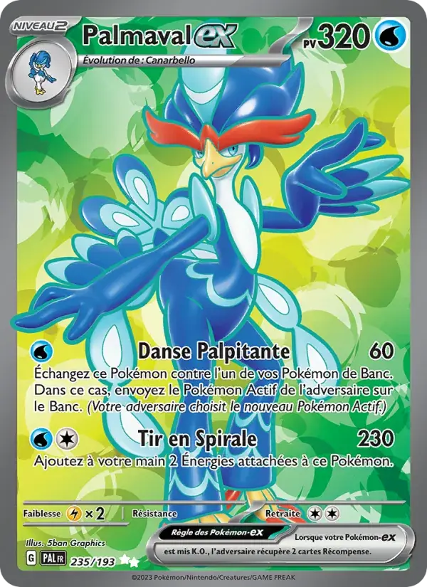 Palmaval-ex - 235/279 - Évolutions à Paldea