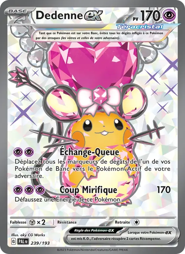 Dedenne-ex - 239/279 - Évolutions à Paldea