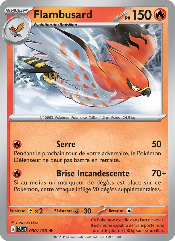 Flambusard - 030/279 - Évolutions à Paldea