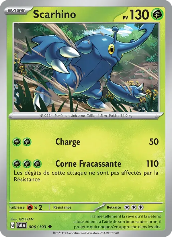 Scarhino - 006/279 - Évolutions à Paldea