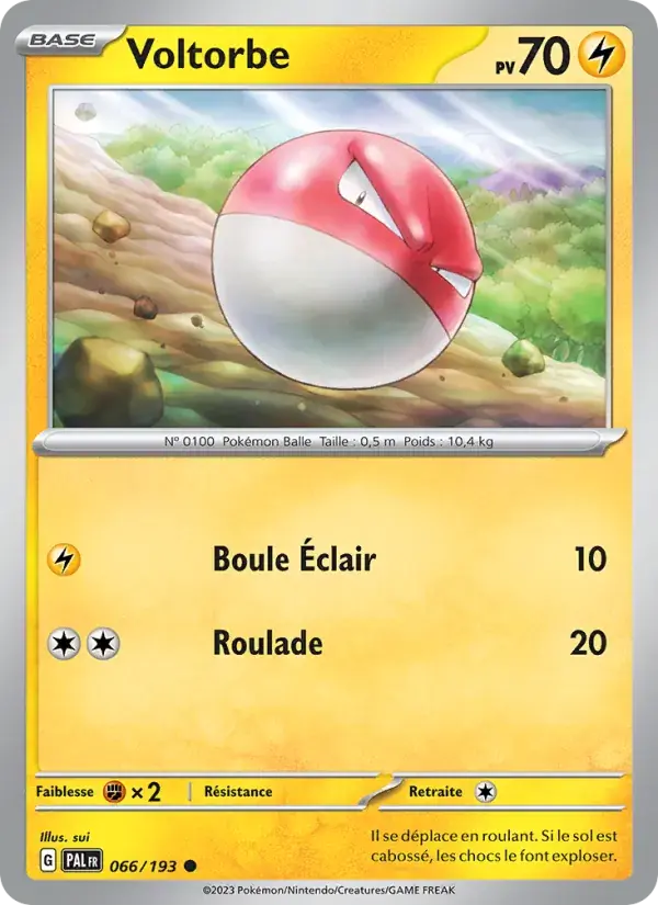 Voltorbe - 066/279 - Évolutions à Paldea