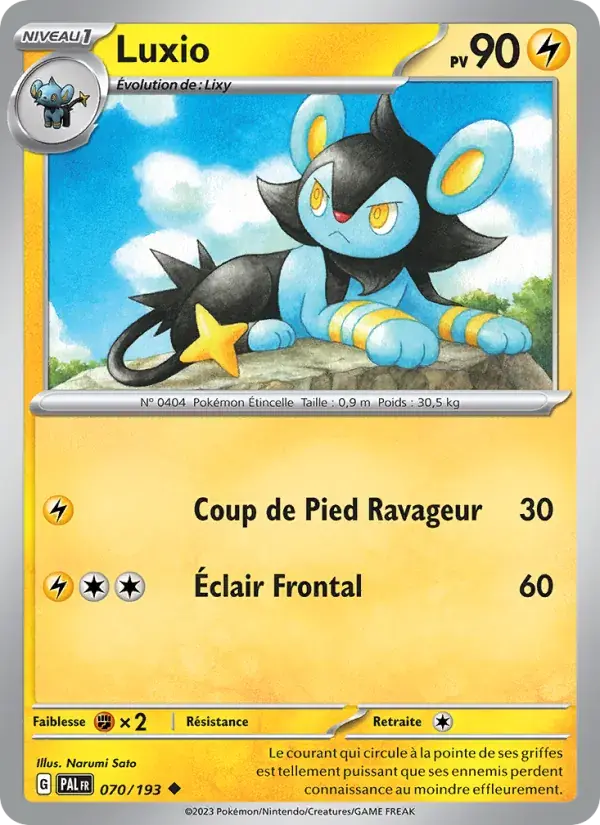 Luxio - 070/279 - Évolutions à Paldea