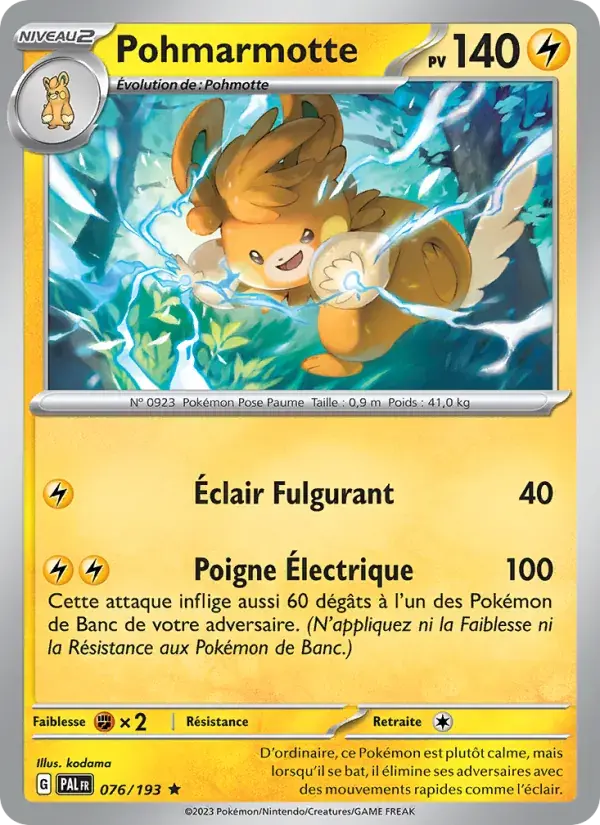 Pohmarmotte - 076/279 - Évolutions à Paldea
