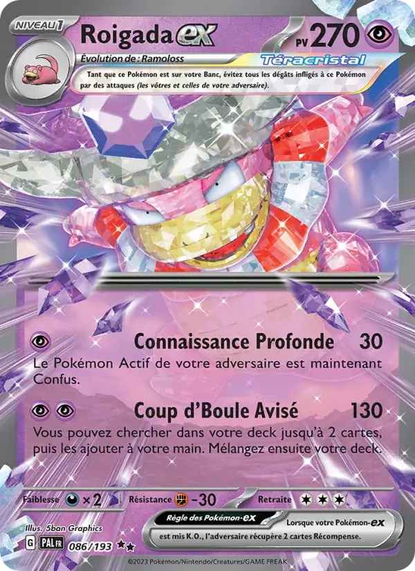 Roigada-ex - 086/279 - Évolutions à Paldea