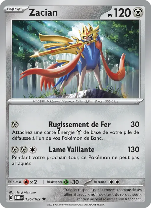 Zacian - 136/266 - Faille Paradoxe