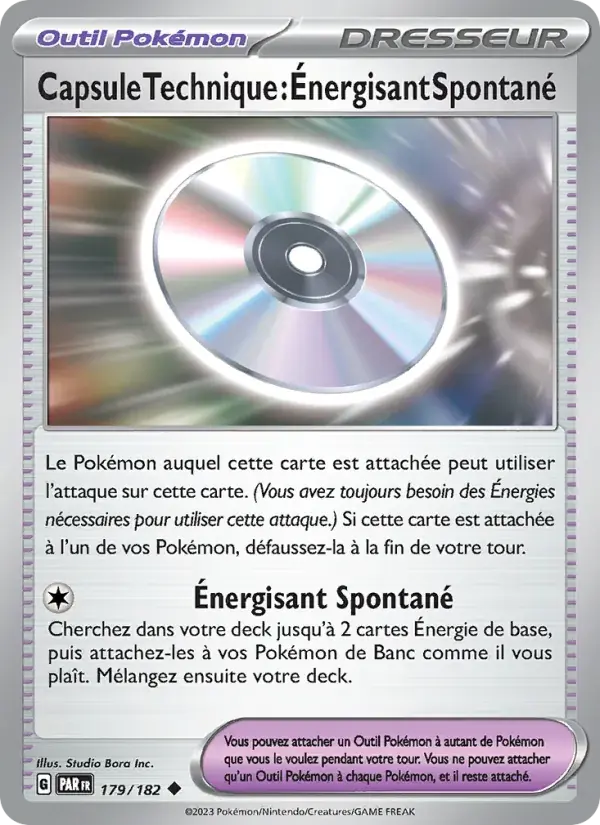 Capsule Technique : Énergisant Spontané - 179/266 - Faille Paradoxe