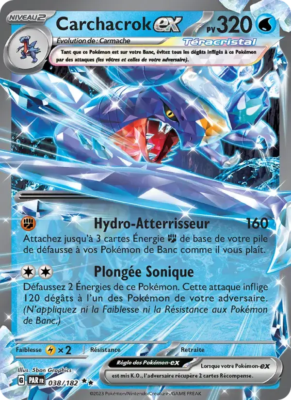 Carchacrok-ex - 038/266 - Faille Paradoxe