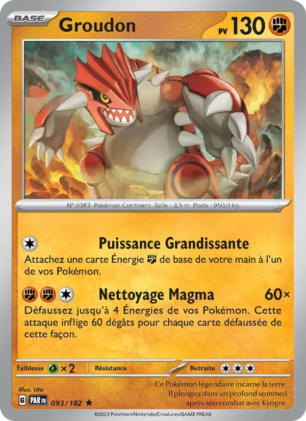 Groudon - 093/266 - Faille Paradoxe