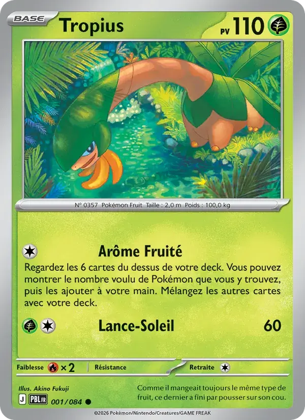 Tropius - 001/120 - Nuit Noire