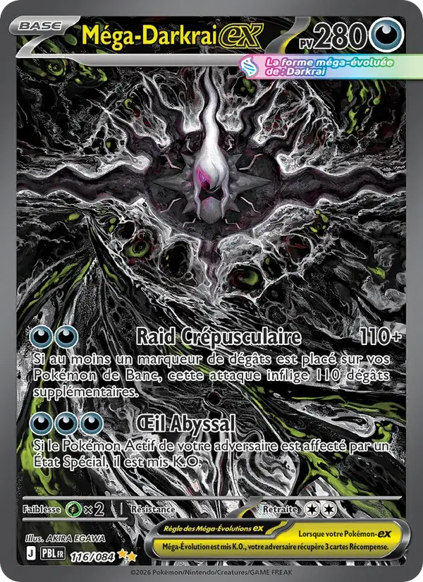 Méga-Darkrai-ex - 116/120 - Nuit Noire