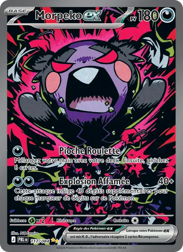 Morpeko-ex - 117/120 - Nuit Noire