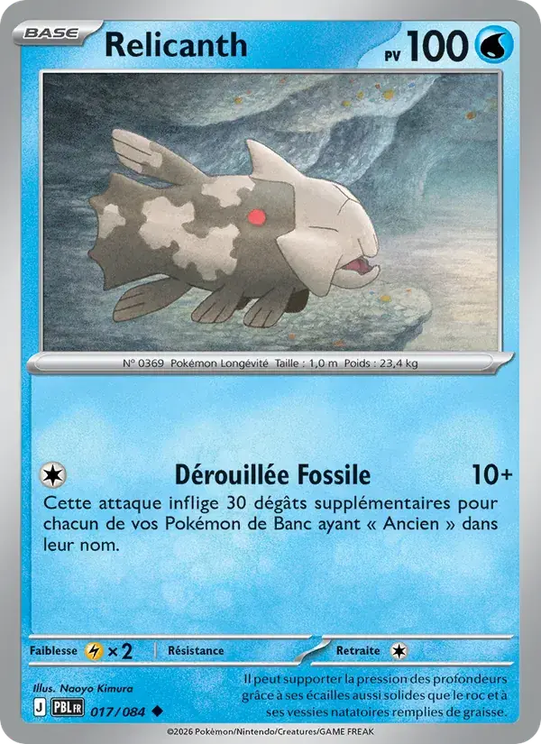 Relicanth - 017/120 - Nuit Noire