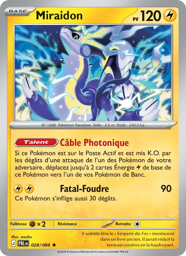 Miraidon - 028/120 - Nuit Noire