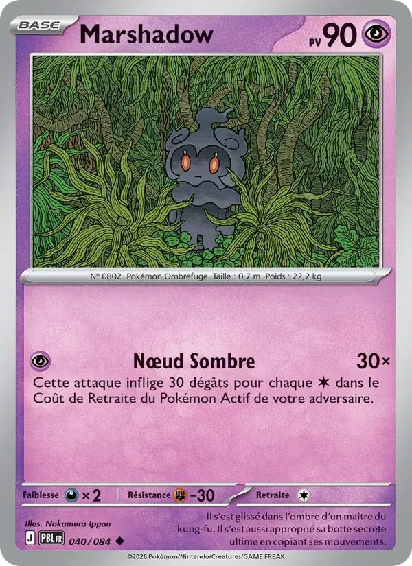 Marshadow - 040/120 - Nuit Noire