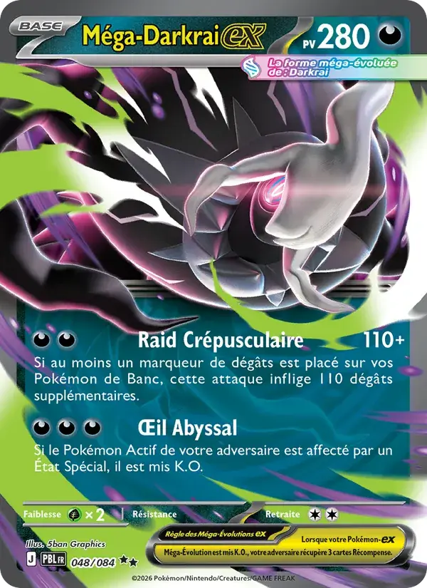 Méga-Darkrai-ex - 048/120 - Nuit Noire