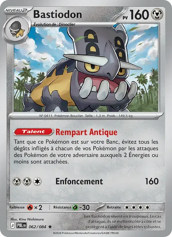 Bastiodon - 062/120 - Nuit Noire