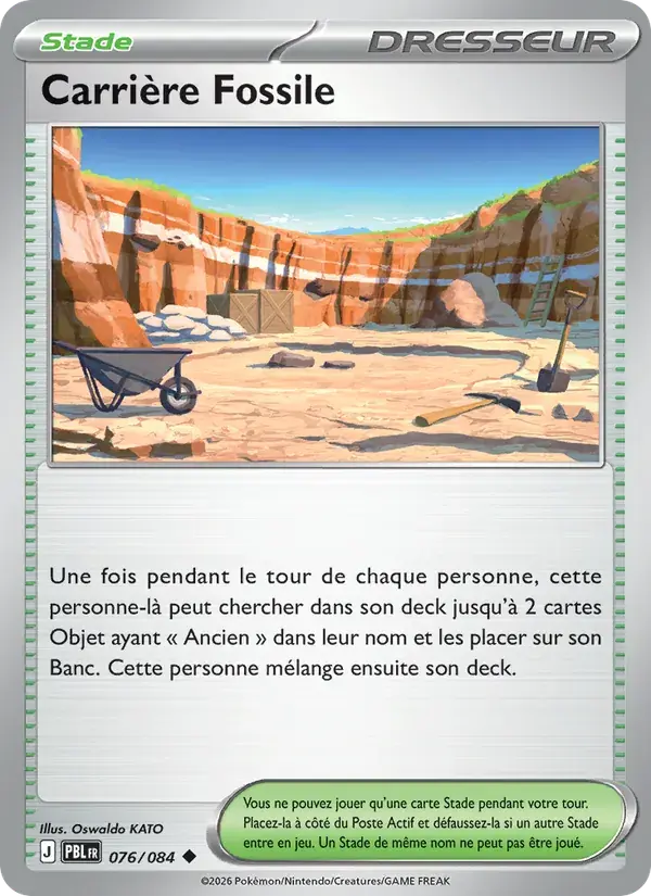Carrière Fossile - 076/120 - Nuit Noire