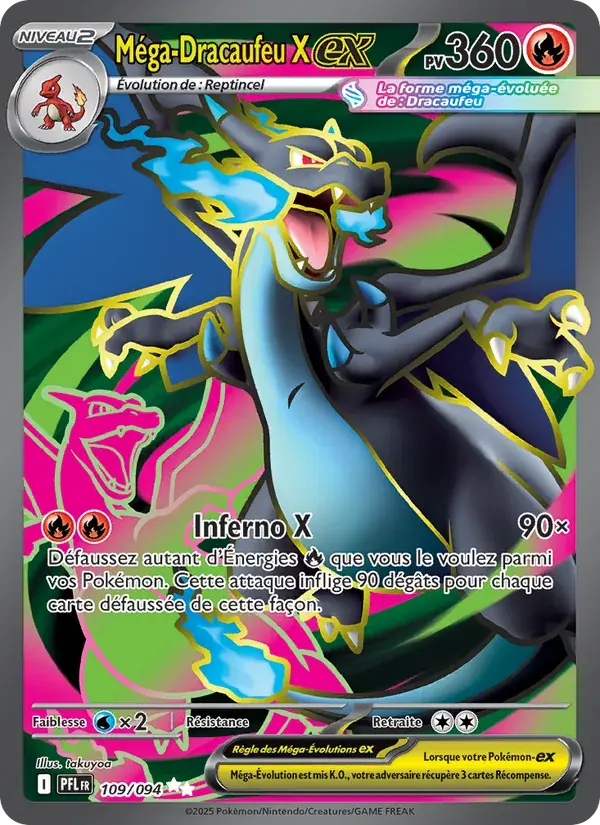 Méga-Dracaufeu X-ex - 109/130 - Flammes Fantasmagoriques