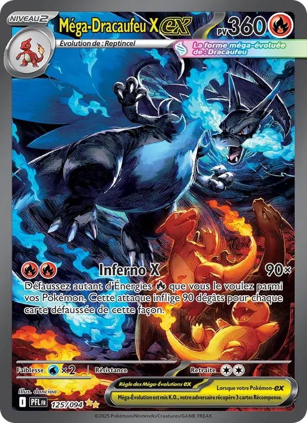 Méga-Dracaufeu X-ex - 125/130 - Flammes Fantasmagoriques