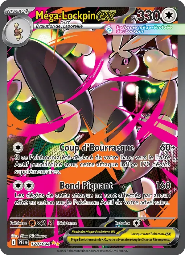 Méga-Lockpin-ex - 128/130 - Flammes Fantasmagoriques