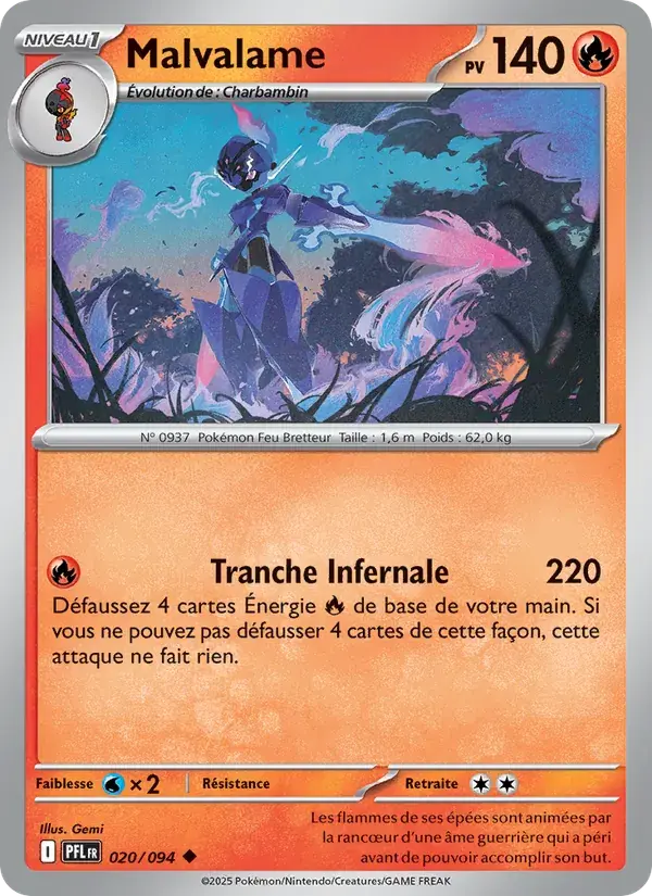Malvalame - 020/130 - Flammes Fantasmagoriques