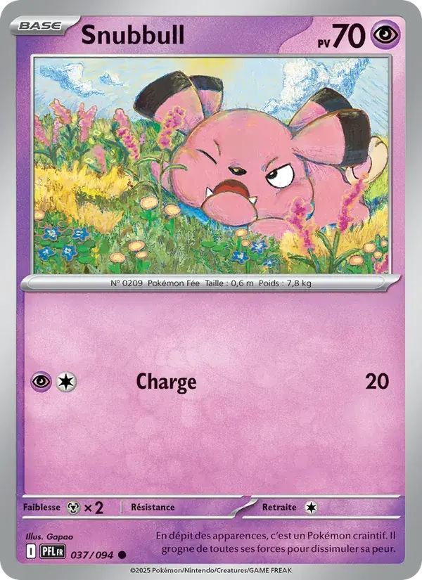 Snubbull - 037/130 - Flammes Fantasmagoriques