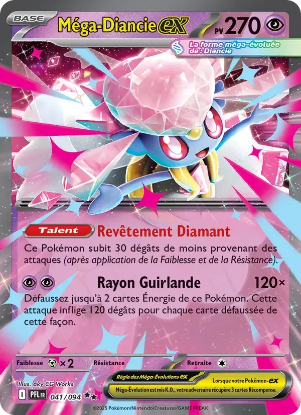 Méga-Diancie-ex - 041/130 - Flammes Fantasmagoriques