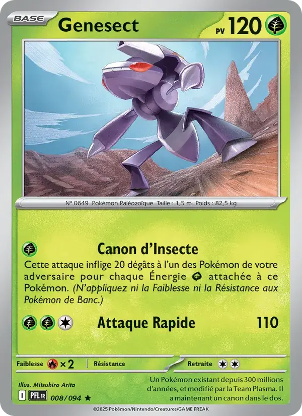 Genesect - 008/130 - Flammes Fantasmagoriques