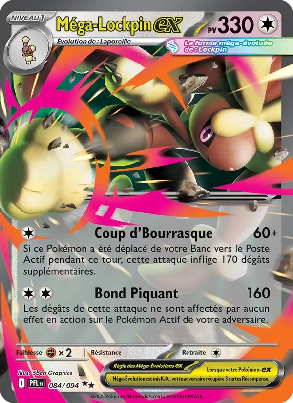 Méga-Lockpin-ex - 084/130 - Flammes Fantasmagoriques