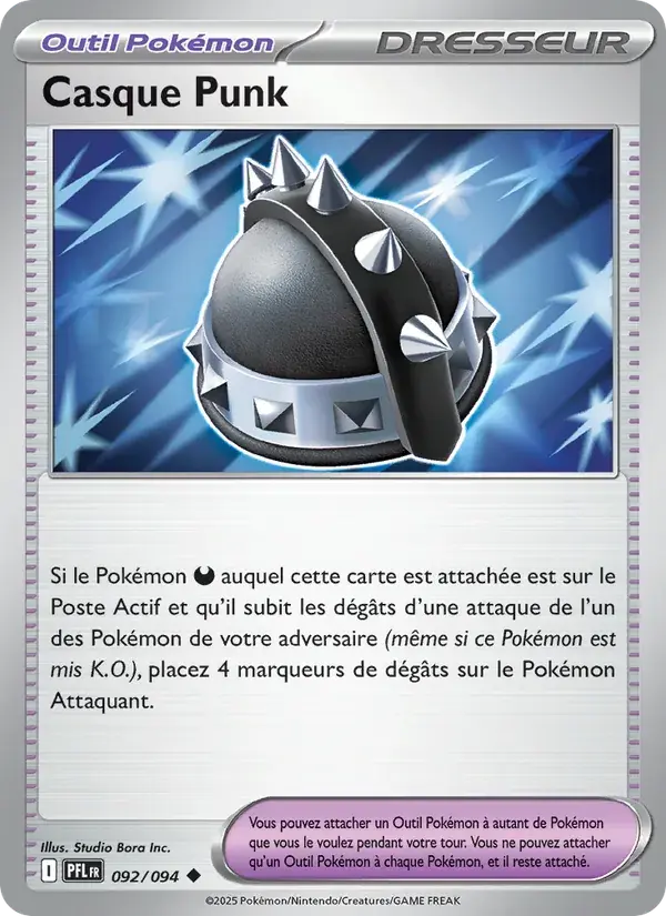 Casque Punk - 092/130 - Flammes Fantasmagoriques