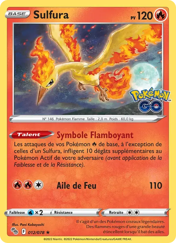Sulfura - 012/088 - Pokémon GO